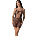 PASSION - BS096 BAS EN RÉSILLE NOIR TAILLE UNIQUE