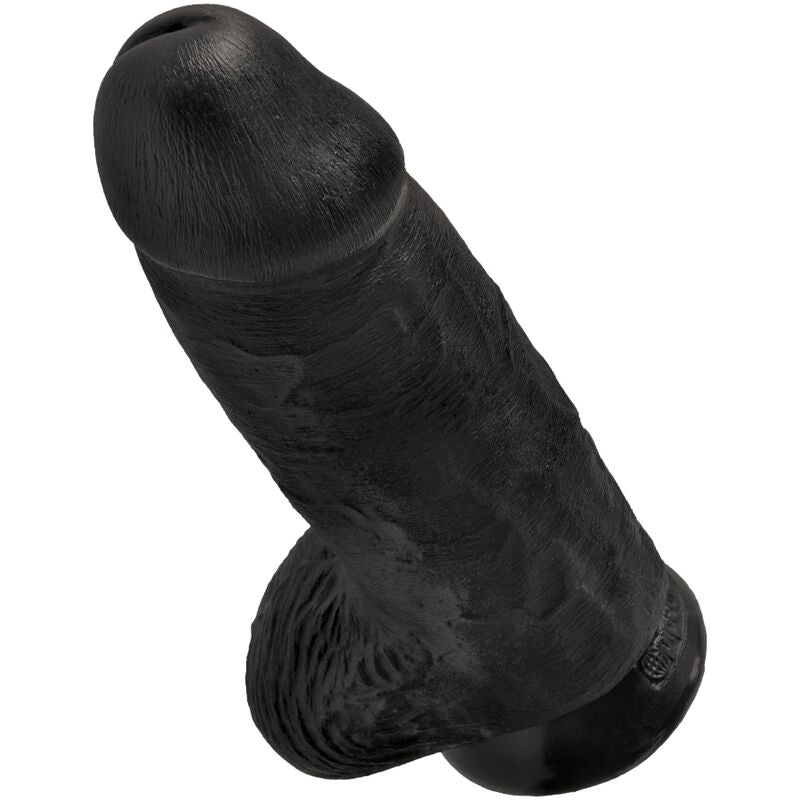 KING COCK - PÉNIS RÉALISTE AVEC DES VEINES 23 CM NOIR