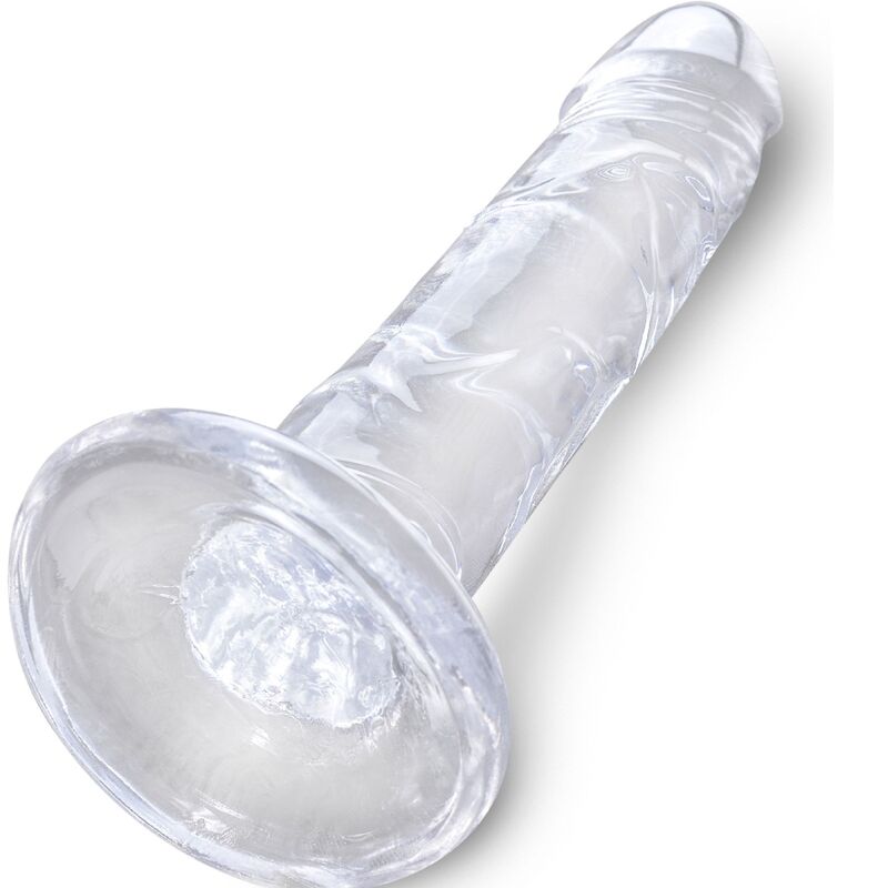 KING COCK - PÉNIS RÉALISTE ET TRANSPARENT 15,5 CM