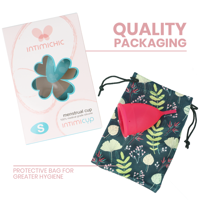 INTIMICHIC - COUPE MENSTRUELLE SILICONE MÉDICAL - TAILLE S