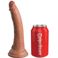 KING COCK - DILDO EN SILICONE HYPER RÉALISTE 17,8 CM CARAMEL