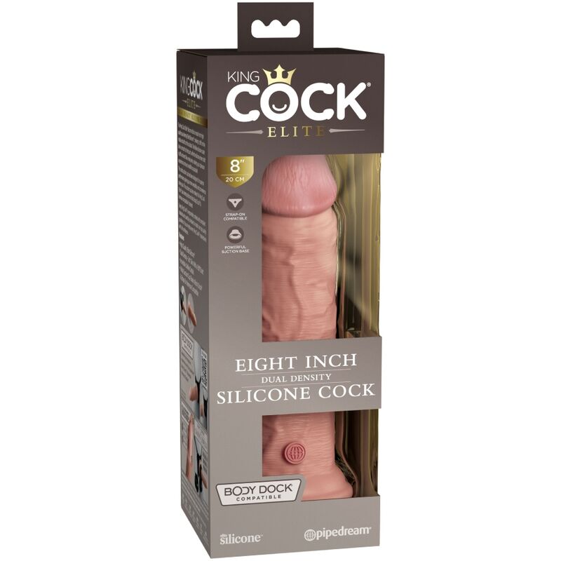 KING COCK - DILDO EN SILICONE HYPER RÉALISTE 20.3 CM