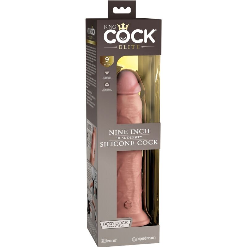KING COCK - GODE EN SILICONE HYPER RÉALISTE 23 CM