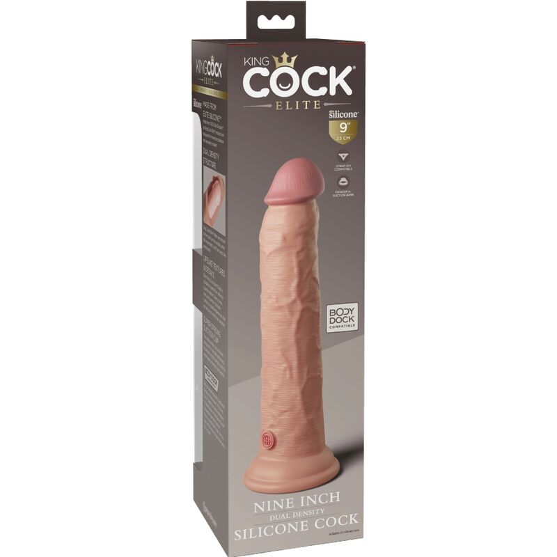 KING COCK - GODE EN SILICONE HYPER RÉALISTE 23 CM