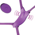 FANTAISIE POUR ELLE - HARNAIS VIBRANT PAPILLON, RECHARGEABLE & TÉLÉCOMMANDE VIOLETTE