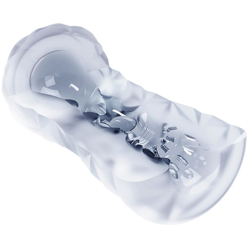 PRETTY LOVE - MASTURBATEUR MASCULIN FANTAISIE AVEC SPIRALE INTÉRIEURE ET BILLES TRANSPARENTES
