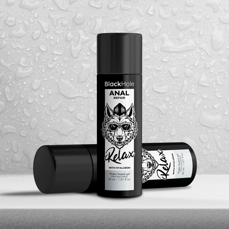 BLACK HOLE - RÉPARATION ANALE DÉTENTE À BASE D'EAU AVEC HYALURON 30 ML