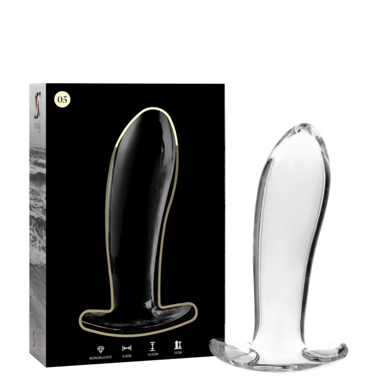 SÉRIE NEBULA PAR IBIZA - MODÈLE 5 PRISES EN VERRE TRANSPARENT 12.5 CM -OU- 3.5 CM