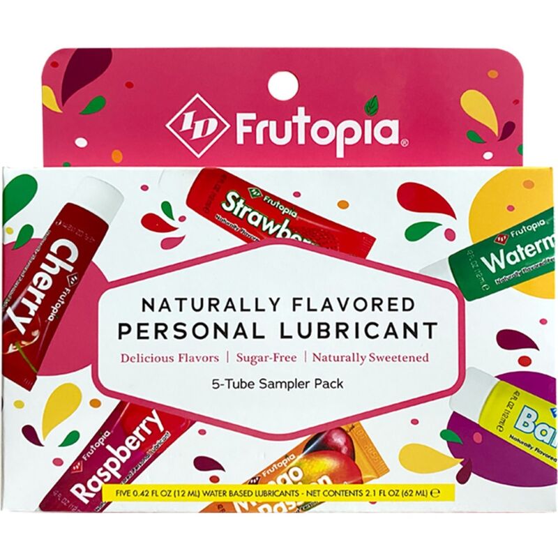 ID FRUTOPIA - LUBRIFIANT ASSORTI 5 PACK 12 ML