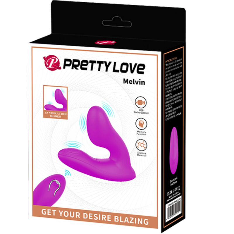 PRETTY LOVE - MELVIN STIMULATEUR CLITORIDIEN TÉLÉCOMMANDÉ