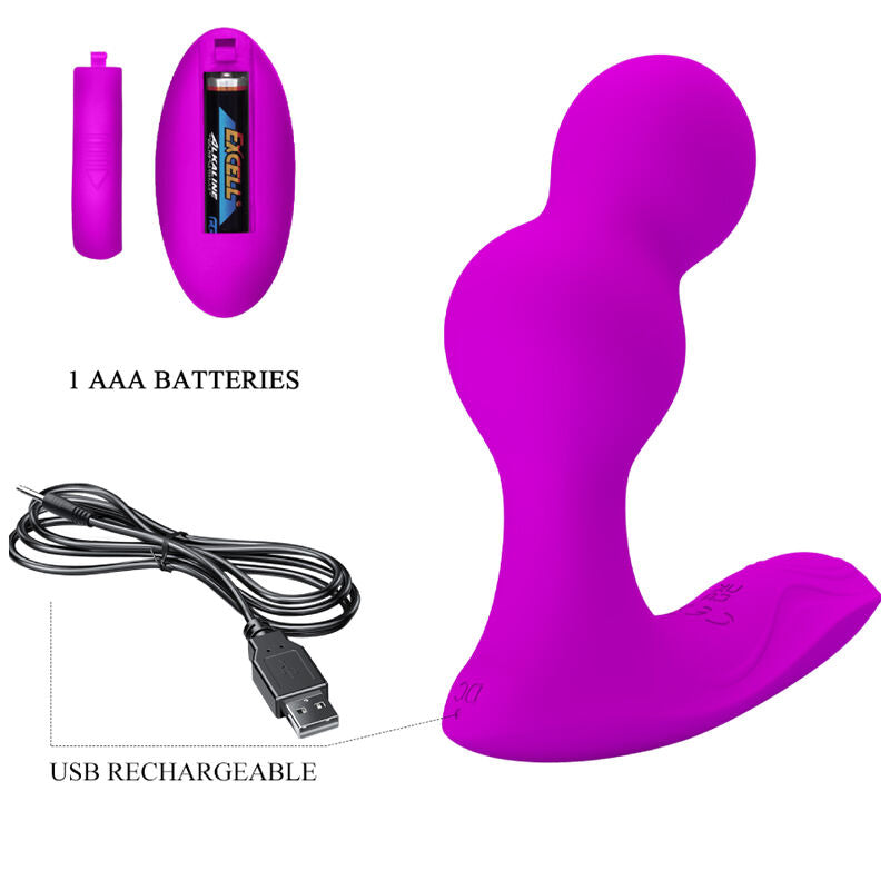 PRETTY LOVE - TERRANCE VIBROMASSEUR ANAL AVEC TÉLÉCOMMANDE