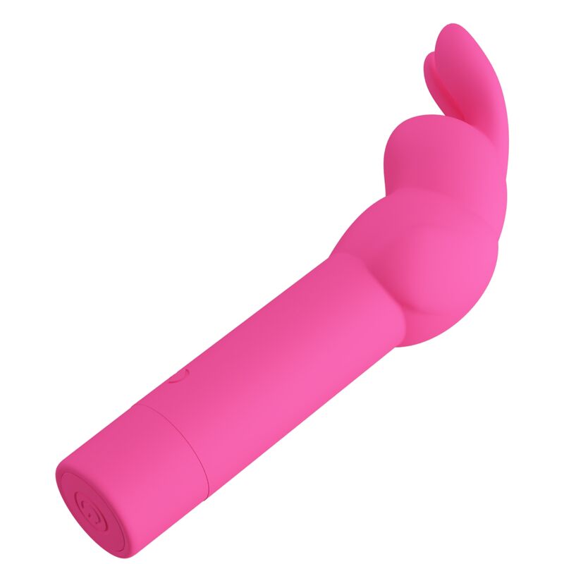 PRETTY LOVE - VIBROMASSEUR EN SILICONE LAPIN GÉRARDO FUCHSIA