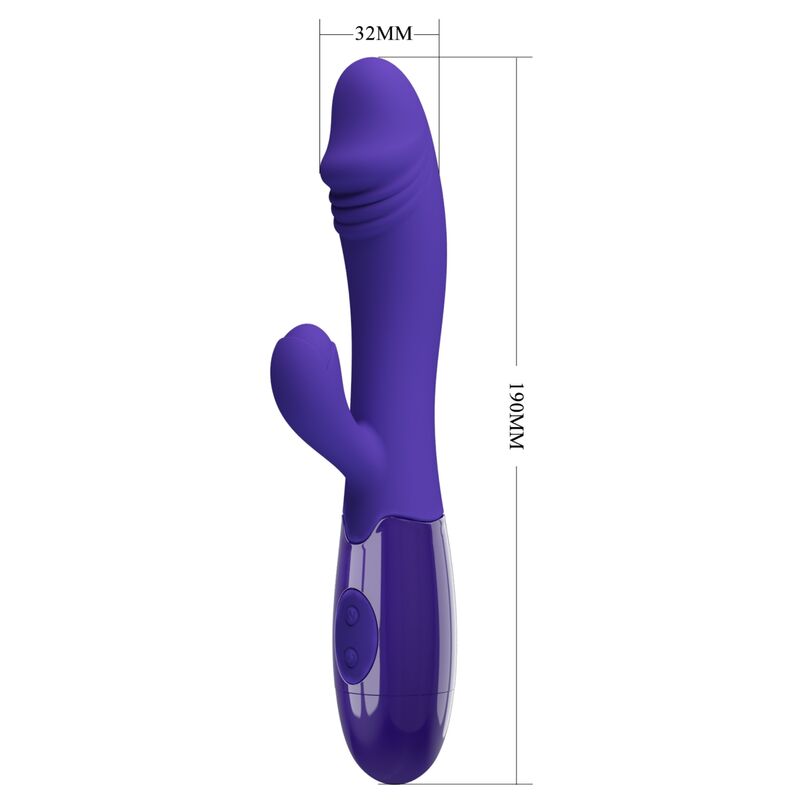PRETTY LOVE - VIBROMASSEUR JUVÉNILE ET STIMULATEUR DU POINT G VIOLET