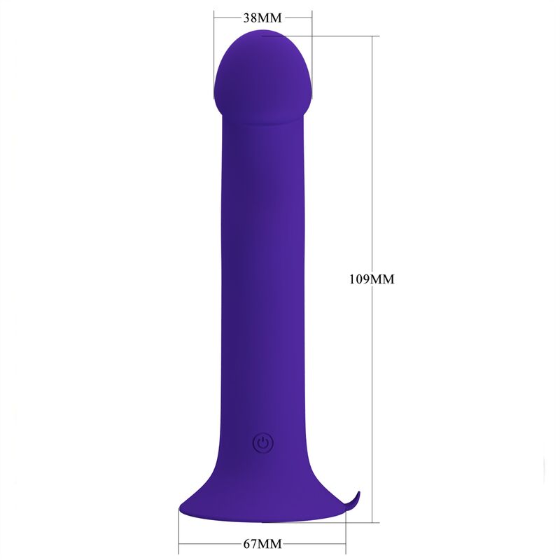 PRETTY LOVE - MURRAY YOUTH DILDO VIBRANT & RECHARGEABLE VIOLET