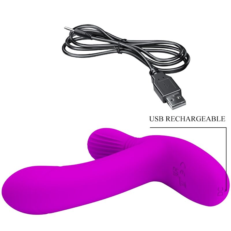 PRETTY LOVE - GERI MASSEUR CLITORIDIEN ROSE TÉLÉCOMMANDE