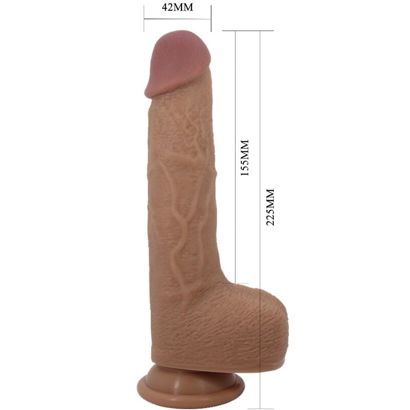 PRETTY LOVE - TOMMY VIBRO-GODEMICHET RÉALISTE 22,5 CM