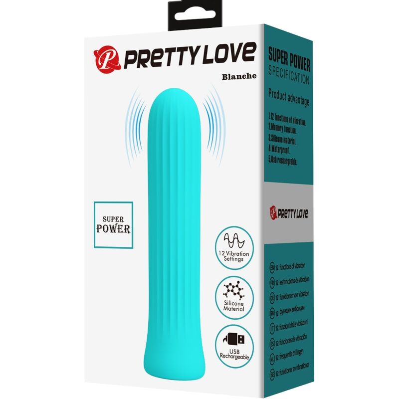 PRETTY LOVE - BLANCHE VIBRO-STIMULATEUR BLEU