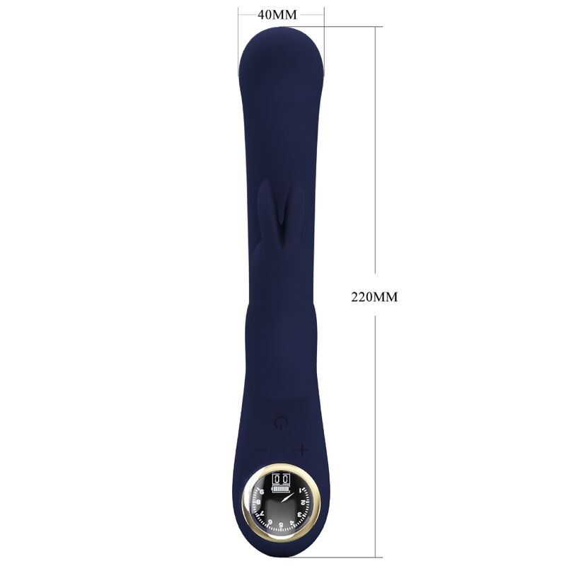 PRETTY LOVE - VIBROMASSEUR LAPIN & POINT G BLEU