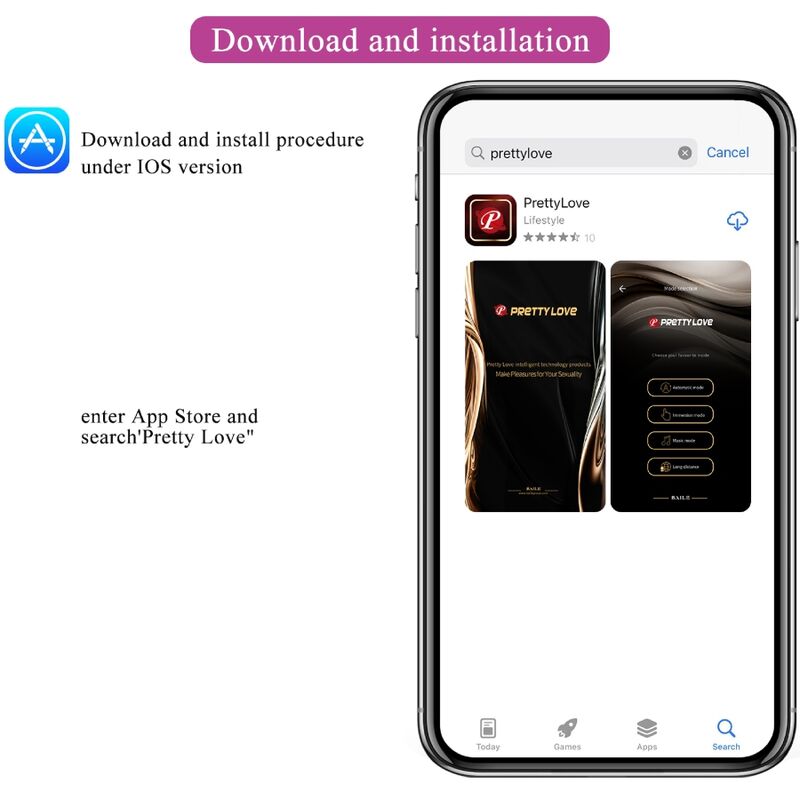 PRETTY LOVE - ŒUF VIBRANT RECHARGEABLE CATALINA ROSE APP
