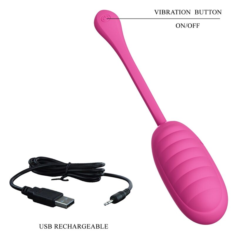 PRETTY LOVE - ŒUF VIBRANT RECHARGEABLE CATALINA ROSE APP