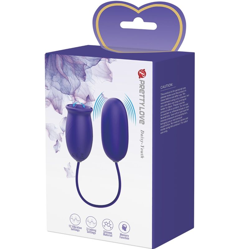 PRETTY LOVE - DAISY YOUTH VIOLET VIBRATEUR STIMULATEUR RECHARGEABLE
