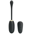 PRETTY LOVE - ŒUF VIBRANT RECHARGEABLE DE LUXE DOREEN NOIR AVEC TÉLÉCOMMANDE