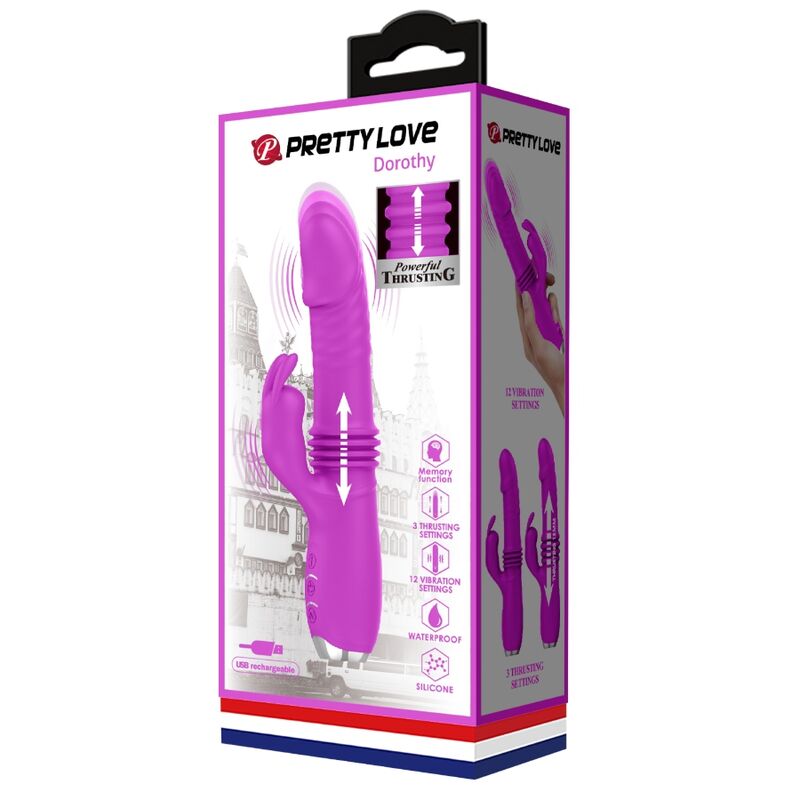PRETTY LOVE - DOROTHY VIBREUR LAPIN RECHARGEABLE VIOLET