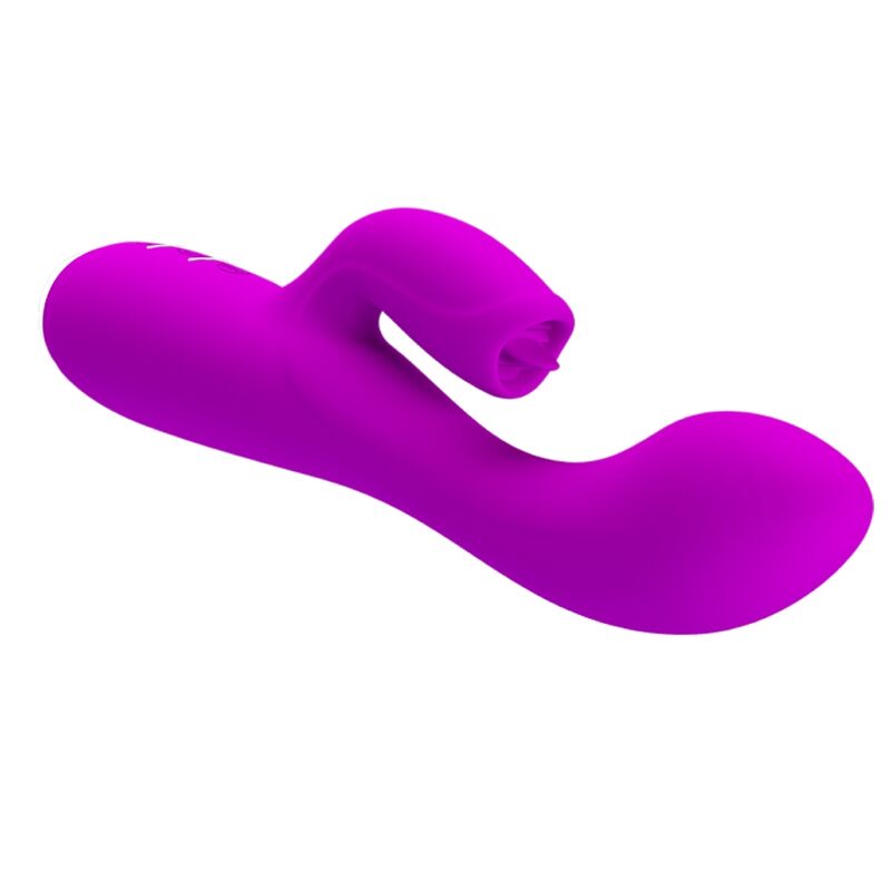 PRETTY LOVE - VIBROMASSEUR LAPIN RECHARGEABLE GLORIA, ÉTANCHE, VIOLET