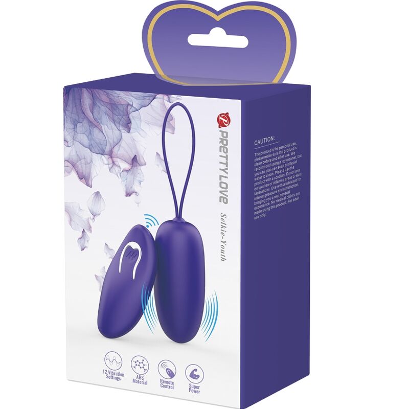 PRETTY LOVE - SELKIE YOUTH MINI OEUF VIBRANT VIOLET TÉLÉCOMMANDE