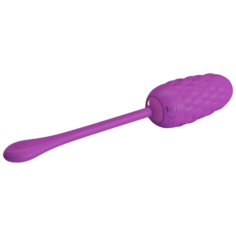 PRETTY LOVE - ŒUF VIBRANT TEXTURÉ MARIN RECHARGEABLE VIOLET