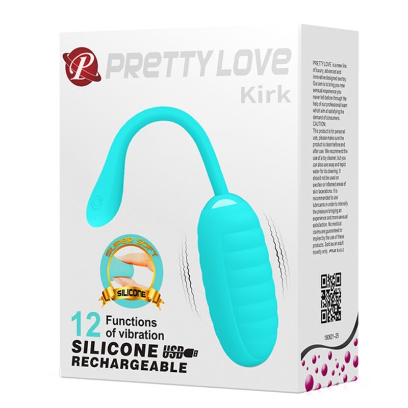 PRETTY LOVE - KIRK ŒUF VIBRANT RECHARGEABLE VERT CLAIR