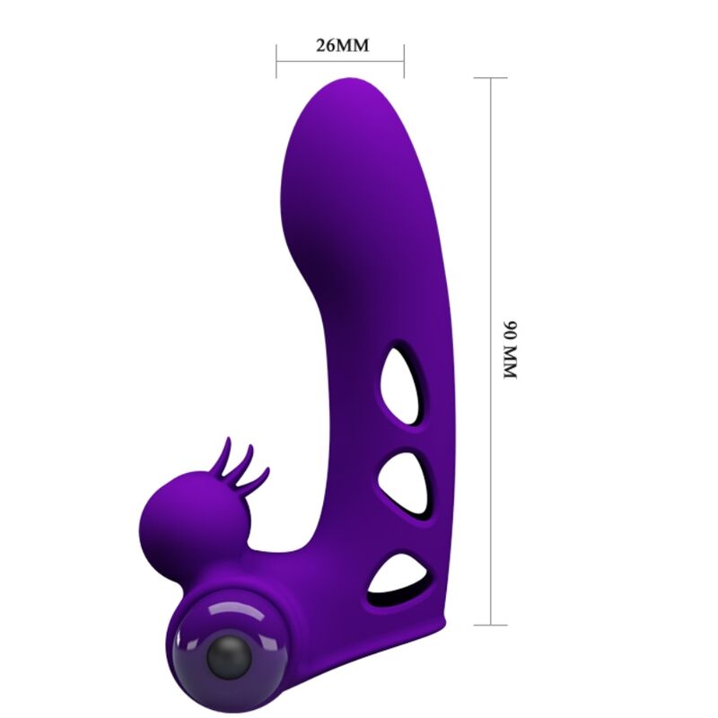 PRETTY LOVE - ORLANDO VIBROMASSEUR DOIGTIER VIOLET