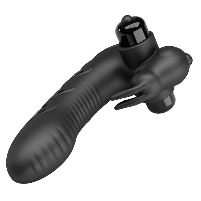 PRETTY LOVE - VANCE BLACK RABBIT VIBRATEUR COUVRE-DOIGT