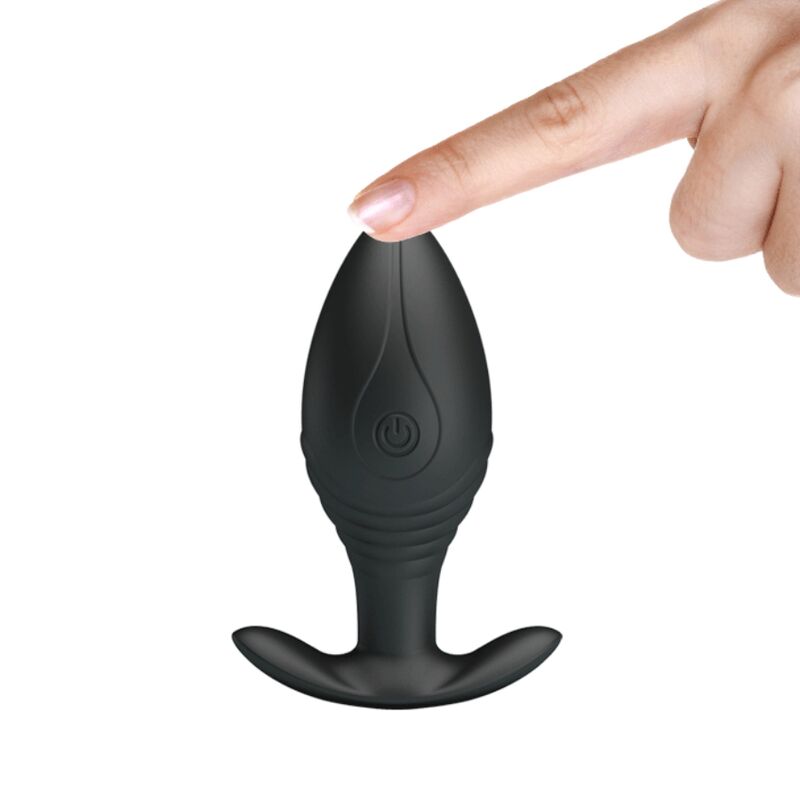 PRETTY LOVE - REGINA PLUG ANAL VIBRANT RECHARGEABLE NOIR