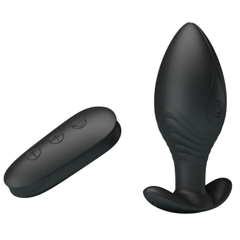 PRETTY LOVE - REGINA PLUG ANAL VIBRANT RECHARGEABLE NOIR