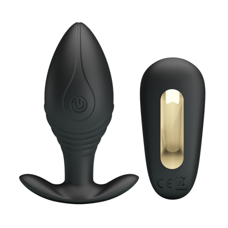 PRETTY LOVE - REGINA PLUG ANAL VIBRANT RECHARGEABLE NOIR