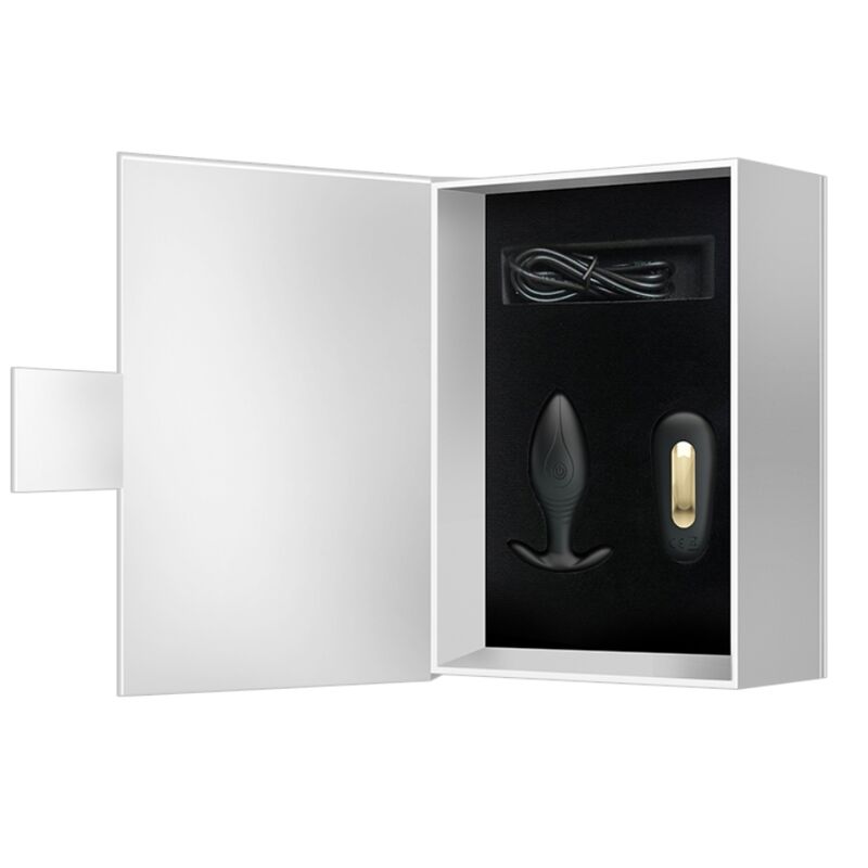 PRETTY LOVE - REGINA PLUG ANAL VIBRANT RECHARGEABLE NOIR