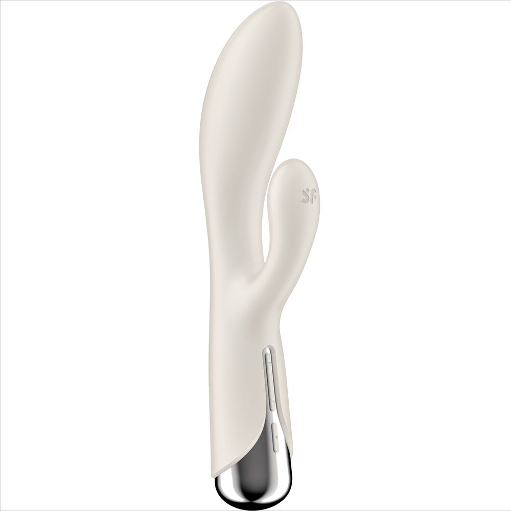 SATISFYER - LAPIN TOURNANT 1 STIMULATION CLITORIS ET POINT G ROUGE