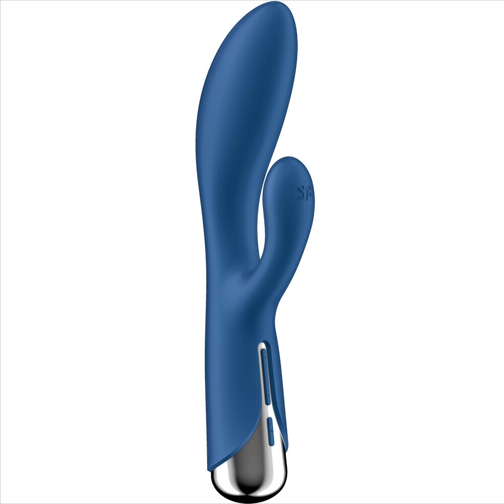 SATISFYER - LAPIN TOURNANT 1 STIMULATION CLITORIS ET POINT G ROUGE