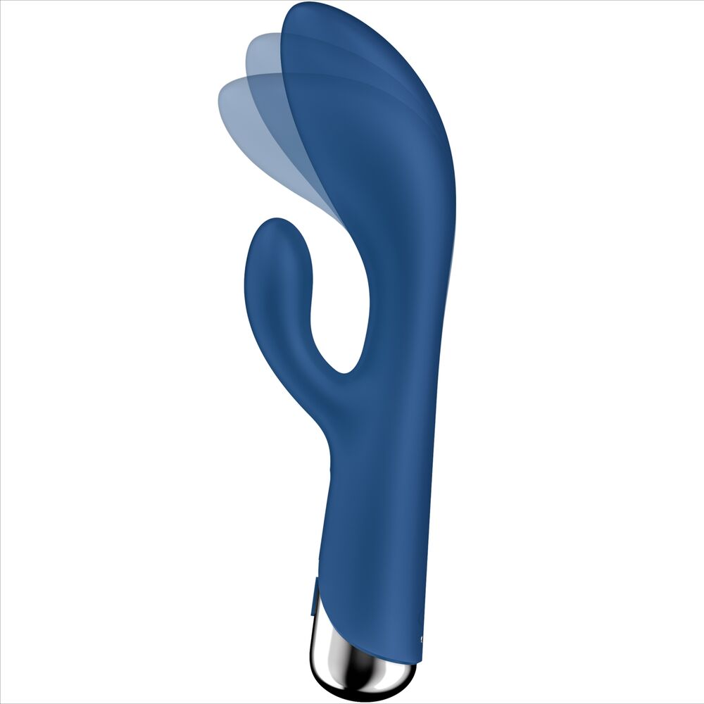 SATISFYER - LAPIN TOURNANT 1 STIMULATION CLITORIS ET POINT G ROUGE