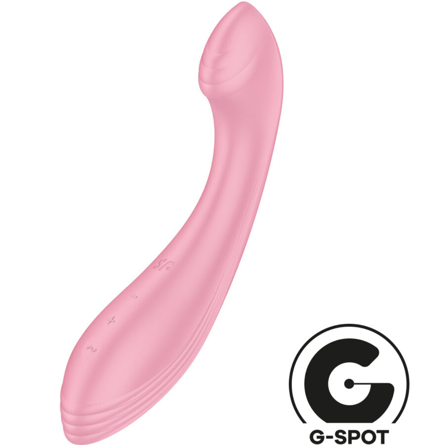 SATISFYER - G-FORCE VIBRATEUR STIMULATEUR POINT G ROSE