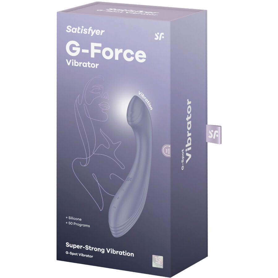 SATISFYER - G-FORCE VIBRATEUR STIMULATEUR POINT G ROSE