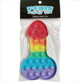 KHEPER GAMES - JOUET ANTI-STRESS POP IT PÉNIS MULTICOLORE