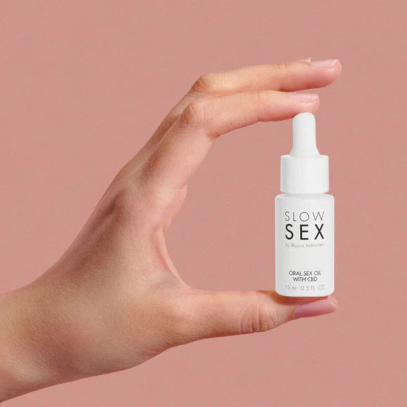 BIJOUX - HUILE DE MASSAGE ORALE AU CBD SLOW SEX 15 ML