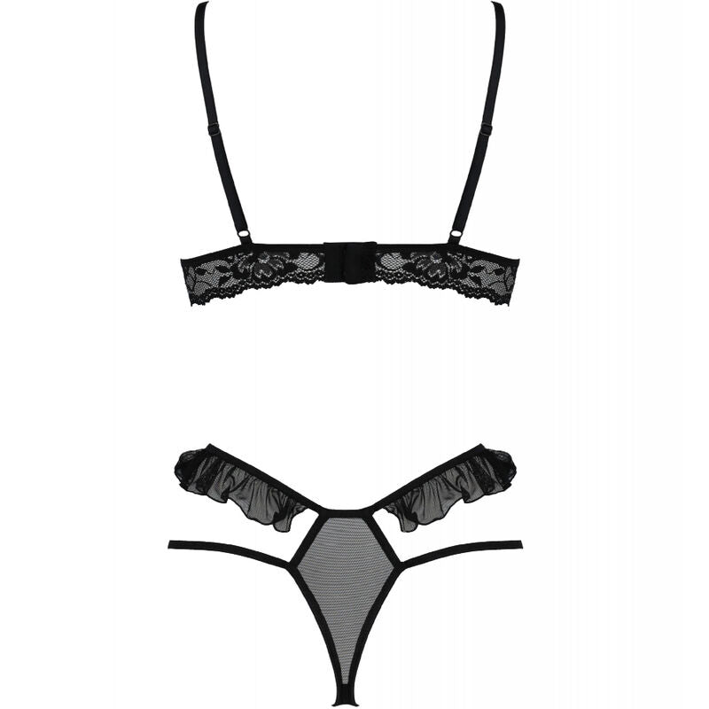 PASSION - ENSEMBLE DEUX PIÈCES DOLLY NOIR S/M