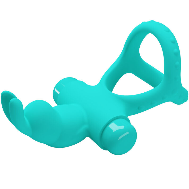 PRETTY LOVE - ANNEAU VIBRANT LAPIN FIGGY VERT