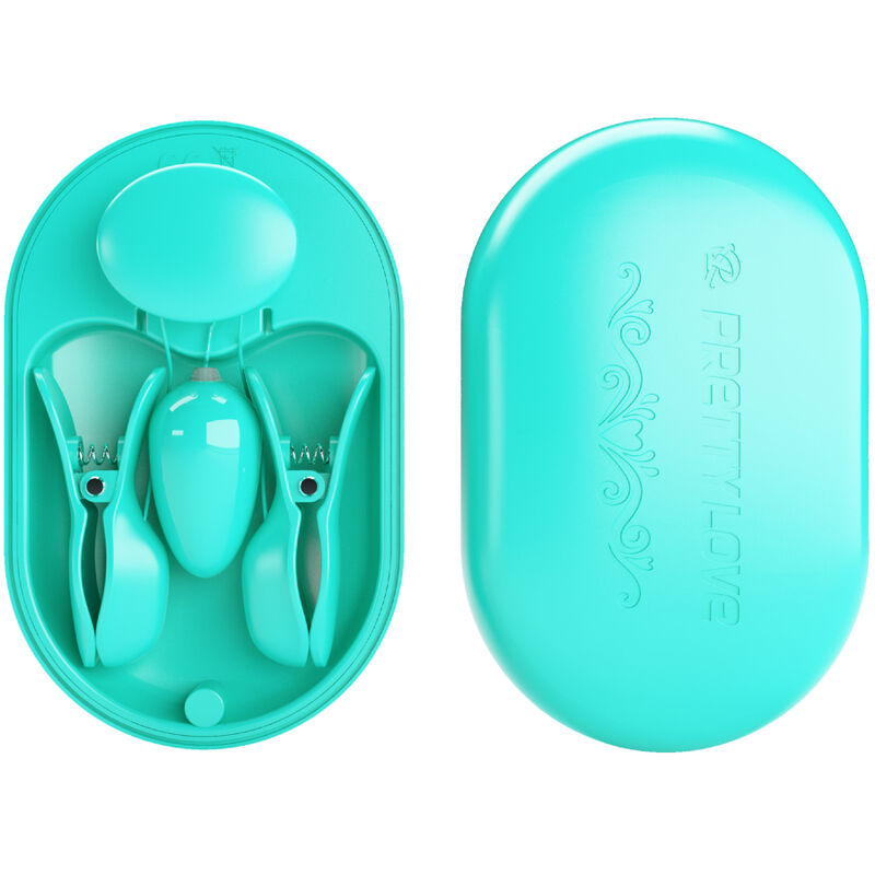 PRETTY LOVE - Pince à électrostimulation bleue SURPRISE BOX