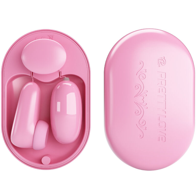 PRETTY LOVE - MAGIC BOX BOULE DE GEYSHA & STIMULATEUR ROSE