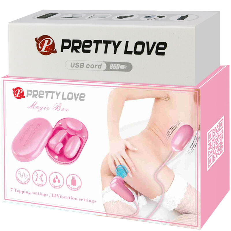 PRETTY LOVE - MAGIC BOX BOULE DE GEYSHA & STIMULATEUR ROSE