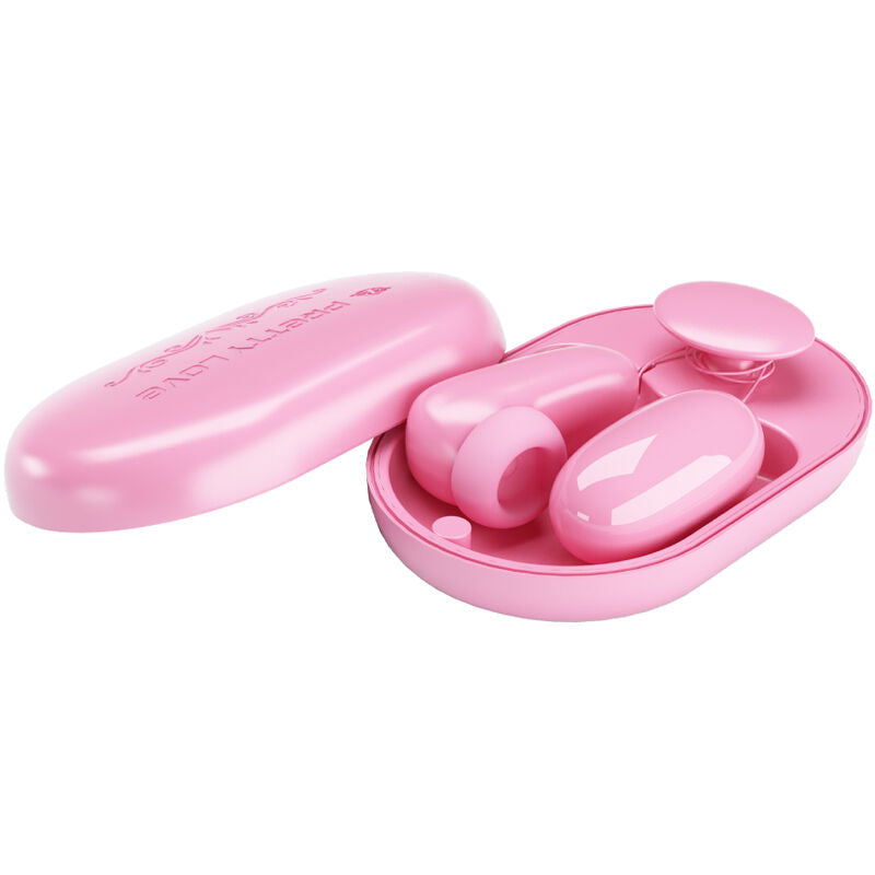 PRETTY LOVE - MAGIC BOX BOULE DE GEYSHA & STIMULATEUR ROSE